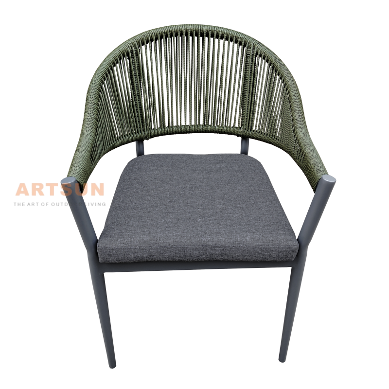 Factory Wholesale Metal Rattan Wicker Garden Chair for Outdoor Balcony