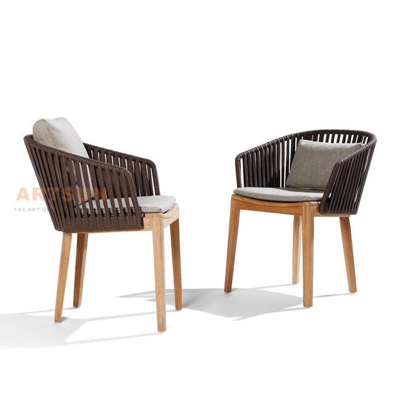 Hot Sale FSC Certificate Teak Wood Dining Chair