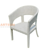  Outdoor Patio Wicker Dining Chair for Backyard Terrace