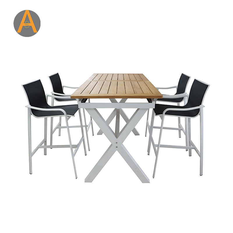 Best Price of Aluminum Outdoor High Bar Table Set