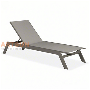 Quick-Dry & Breathable Teslin Aluminum Sun Lounger for Hotels & Resorts