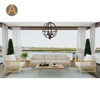 Modern Boho Outdoor Lounge Chair with All-Weather Rope Weaving And Cushions