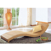 Modern Outdoor Reclining Rattan Sun Lounger for Spa and Garden