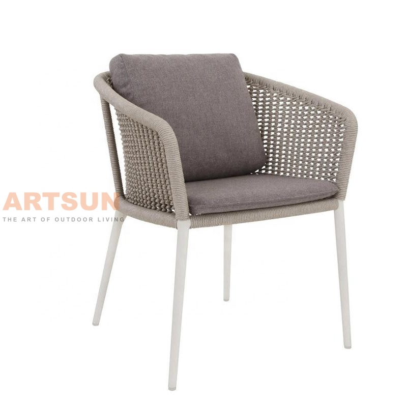  Stylish Durable & Weather-Resistant Rope Woven Aluminum Outdoor Chair