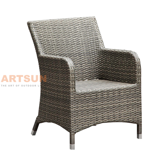 All-Weather Wicker Patio Dining Chair for Garden