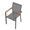 Modern Design Stackable Aluminum Garden Outdoor Chair for Cafe