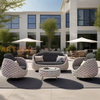 Hot Modern Outdoor Patio PE Rattan Sofa Set for Resort