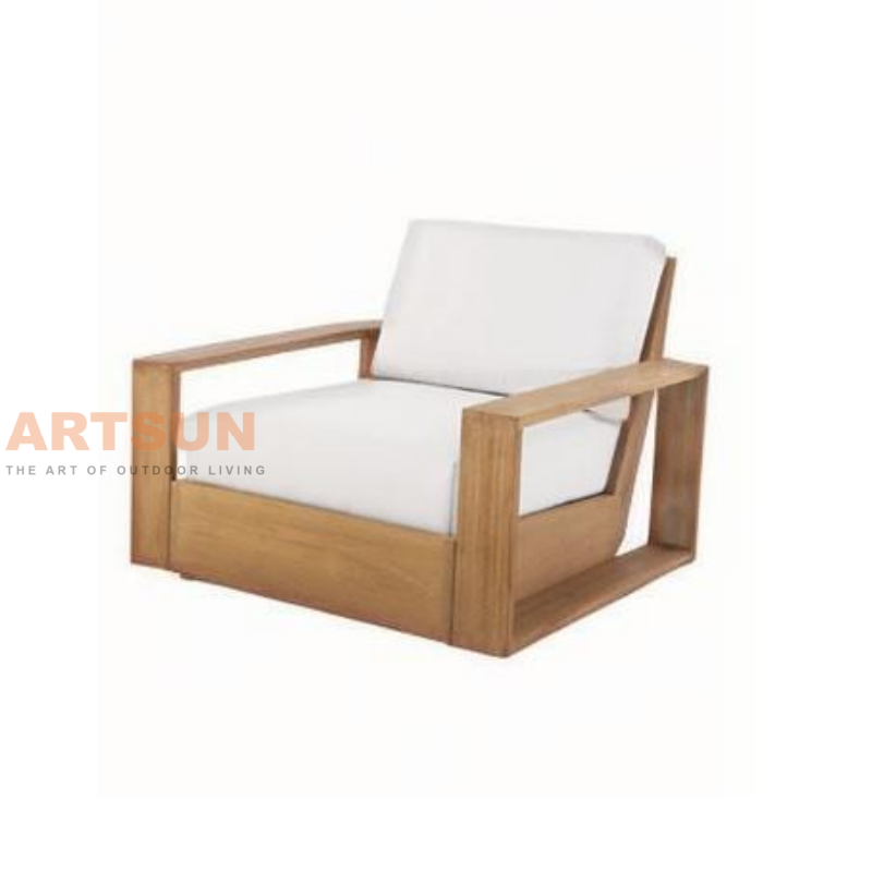 High-End Teak Wood Outdoor Sofa Set