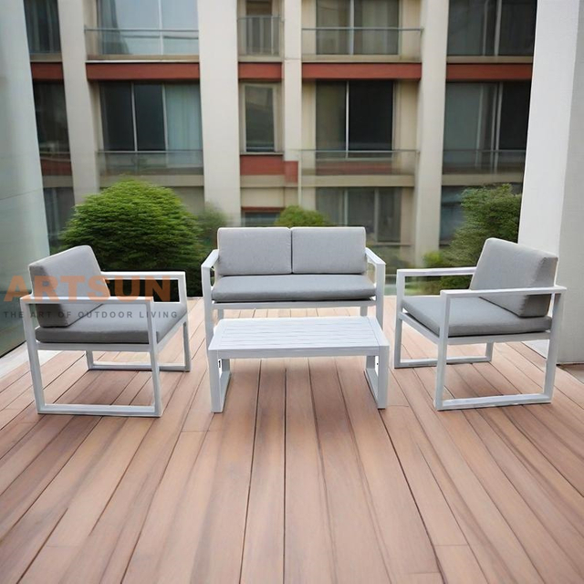 All Weather Light Weight Quality Outdoor Cafe Sofa Set for Balcony