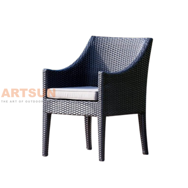  Outdoor Patio PE Wicker Chair for Dining