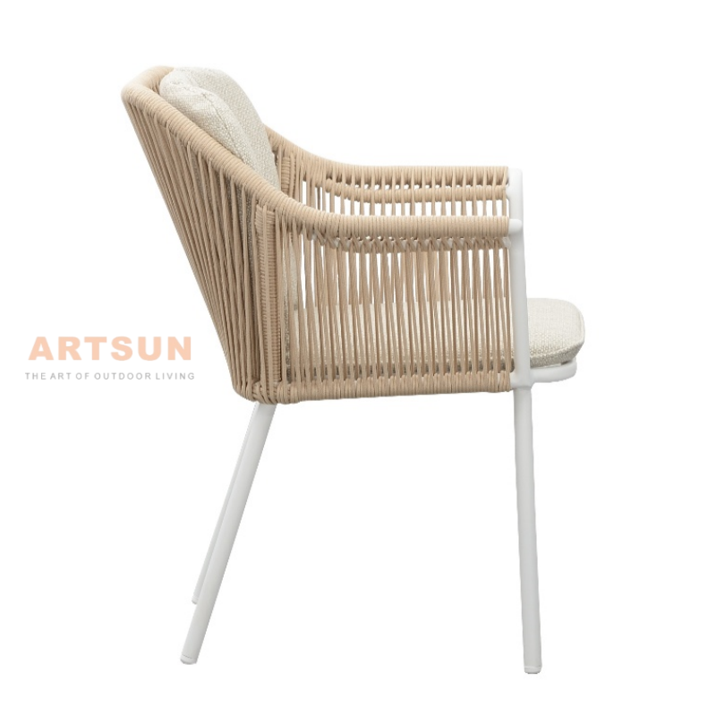 Professional Manufacturer Outdoor Furniture Rope Chair for Coffee Shop
