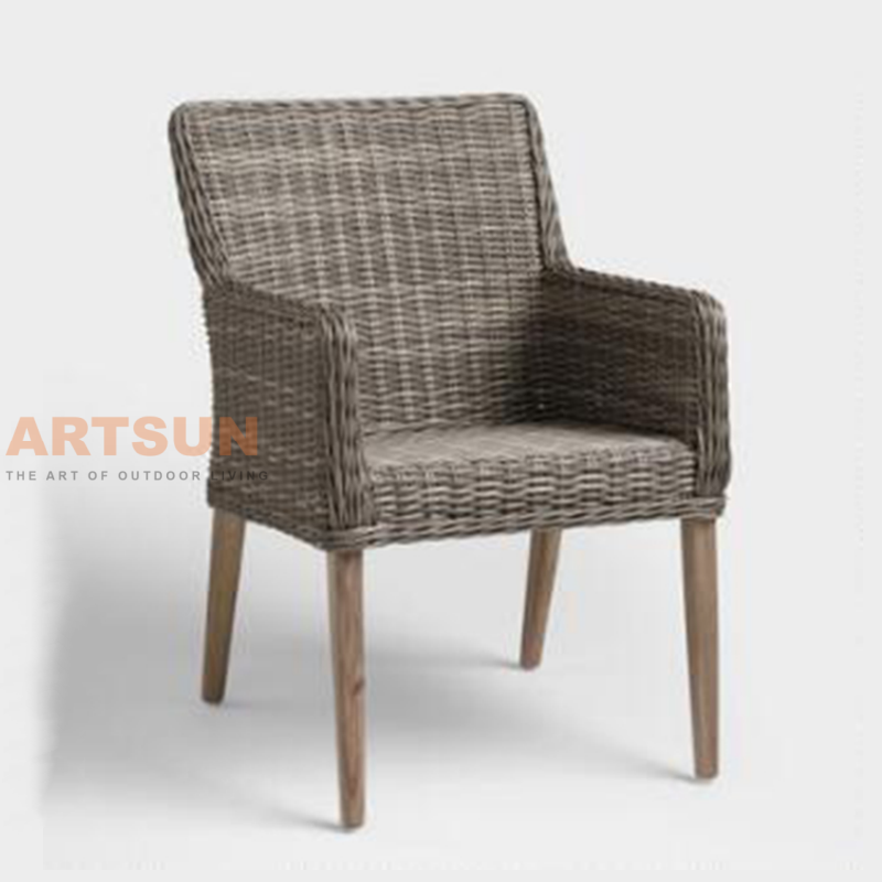  Outdoor Garden Wicker Chair for Backyard Terrace