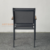 Breathable Design Stackable Dining Chairs for Backyard
