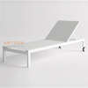 High Quality Reclining Outdoor Aluminum Beach Chaise Lounge Chair 
