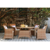 Comfortable Woven Wicker Patio Armchair for Hotel Garden