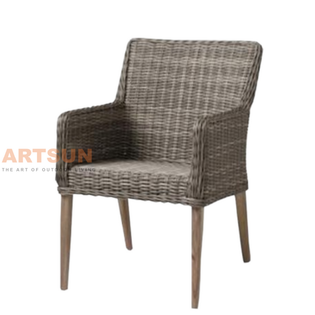  Outdoor Garden Wicker Chair for Backyard Terrace