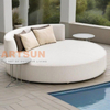 Big Size Aluminum Daybed with Side Table