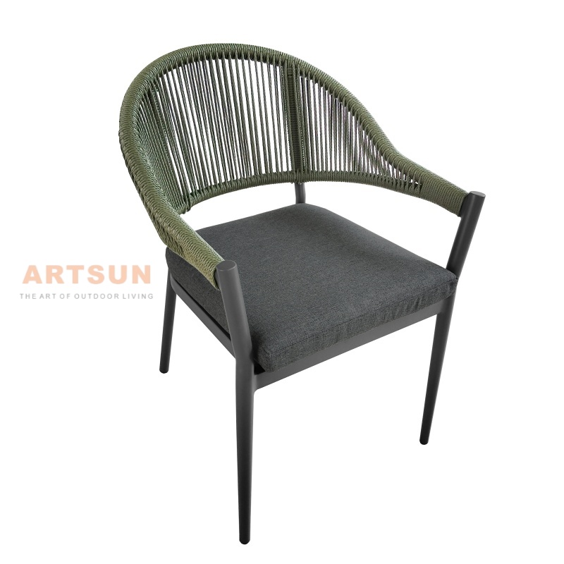 Factory Wholesale Metal Rattan Wicker Garden Chair for Outdoor Balcony