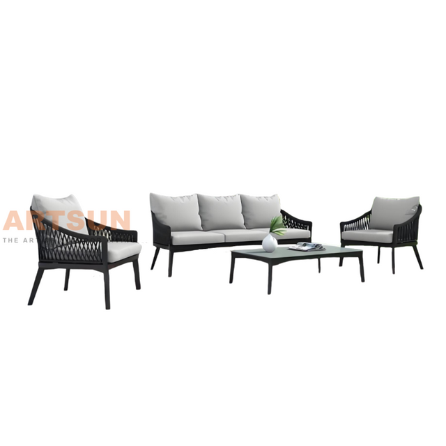 Outdoor Woven Rope Hotel Project Leisure Sofa