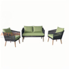 Most Popular Woven Rope Light Weight Garden Sofa for Outdoor Relaxing
