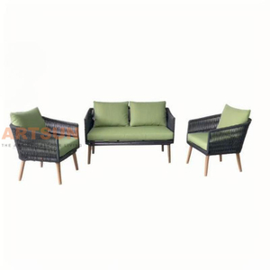 Most Popular Woven Rope Light Weight Garden Sofa for Outdoor Relaxing