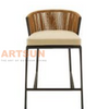 Luxury Outdoor Bar Chair with Modern Comfort for Elegant Spaces