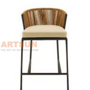 Luxury Outdoor Bar Chair with Modern Comfort for Elegant Spaces
