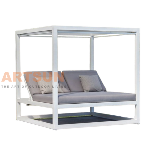 Outdoor Double Daybed with Canopy