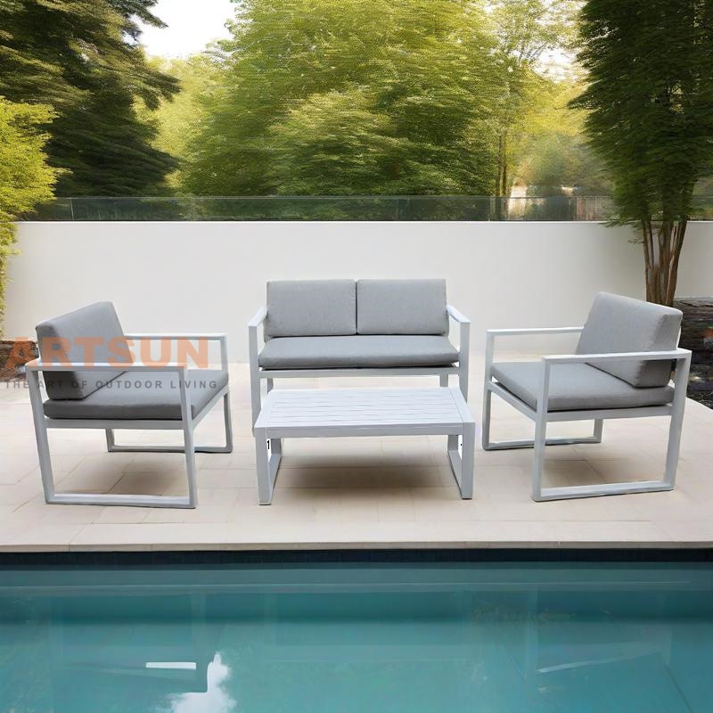 All Weather Light Weight Quality Outdoor Cafe Sofa Set for Balcony