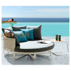 Aluminum Round Daybed with Woven Rope