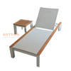 High Quality Reclining Outdoor Aluminum Beach Chaise Lounger