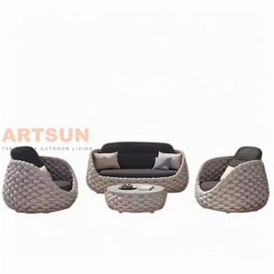 Hot Modern Outdoor Patio PE Rattan Sofa Set for Resort