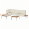 All Weather Resistant Leisure Outdoor L Shape Corner Sofa Set
