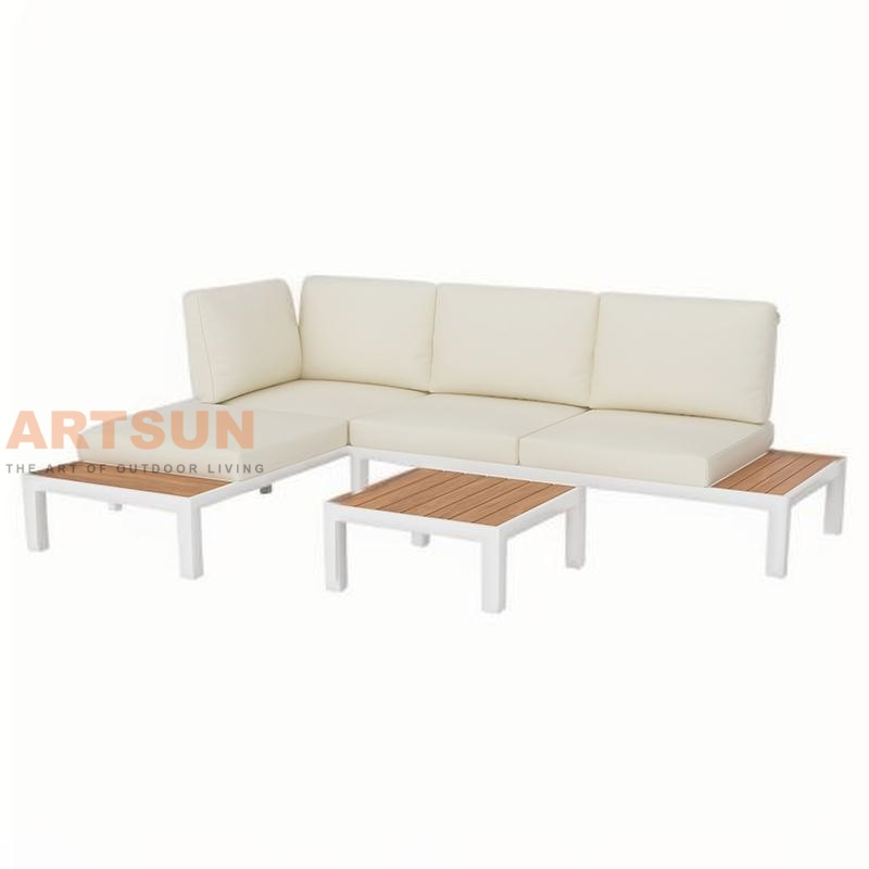 All Weather Resistant Leisure Outdoor L Shape Corner Sofa Set