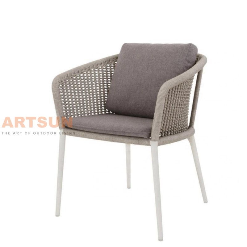  Stylish Durable & Weather-Resistant Rope Woven Aluminum Outdoor Chair