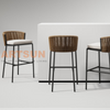 Luxury Outdoor Bar Chair with Modern Comfort for Elegant Spaces