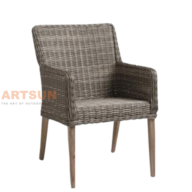  Outdoor Garden Wicker Chair for Backyard Terrace