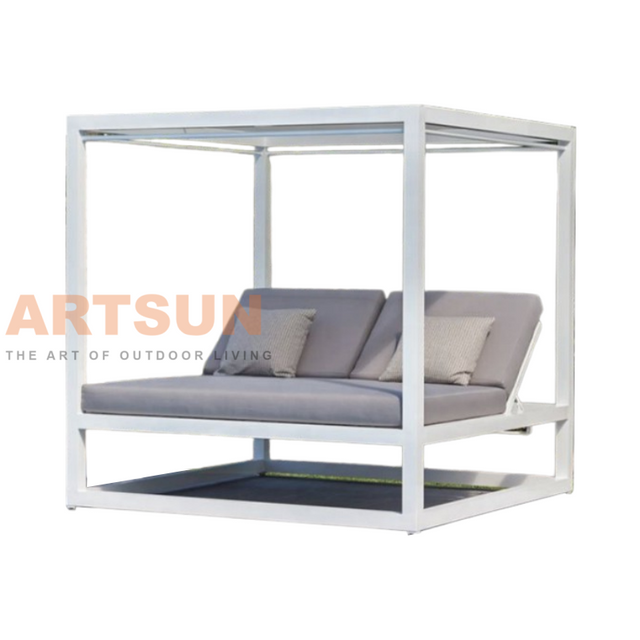 Outdoor Double Daybed with Canopy