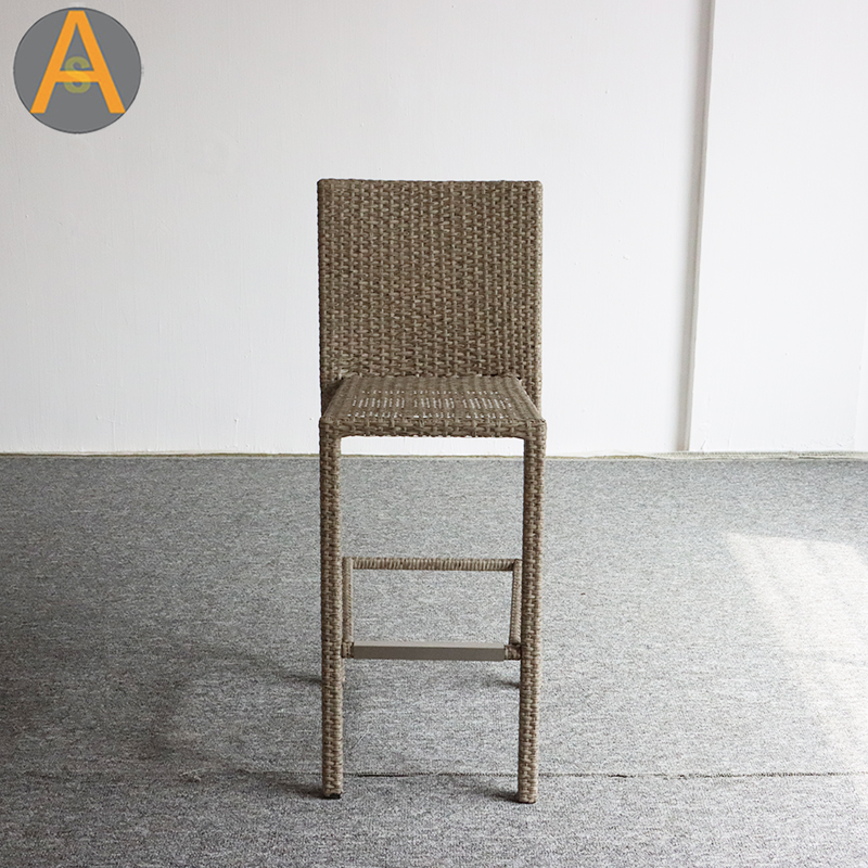 Factory Direct Wicker Rattan High Bar Chair for Outdoor