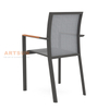 Modern Design Stackable Aluminum Garden Outdoor Chair for Cafe