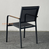 Breathable Design Stackable Dining Chairs for Backyard