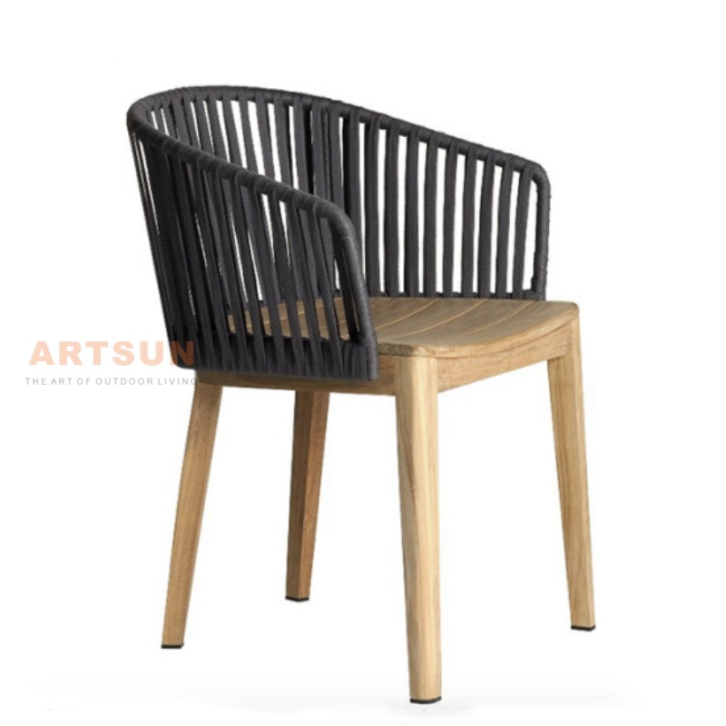 Hot Sale FSC Certificate Teak Wood Dining Chair