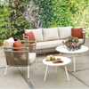 Hot Sale Aluminum Sectional Outdoor Garden Sofa Set with Coffee Table