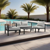 High Quality Modern Aluminum Outdoor Sectional Sofa Set