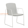 White Outdoor Dining Chair for Restaurant 