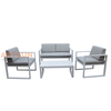 All Weather Light Weight Quality Outdoor Cafe Sofa Set for Balcony