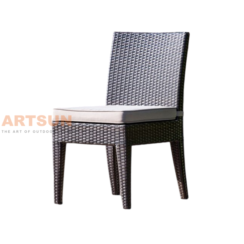  Outdoor Patio PE Wicker Chair for Garden Dining