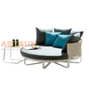Aluminum Round Daybed with Woven Rope