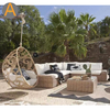 Wholesale Rattan Wicker Garden Sofa Set for Outdoor