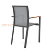 Modern Design Stackable Aluminum Garden Outdoor Chair for Cafe